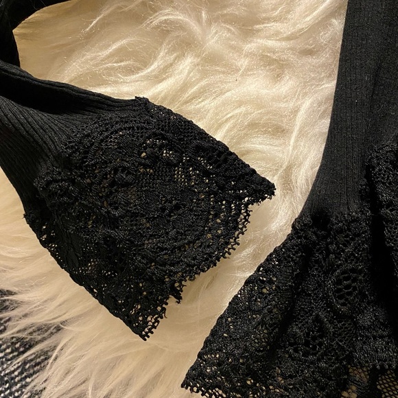 Cropped Vest with Lace, Silk Cotton, XS - Picture 4 of 9